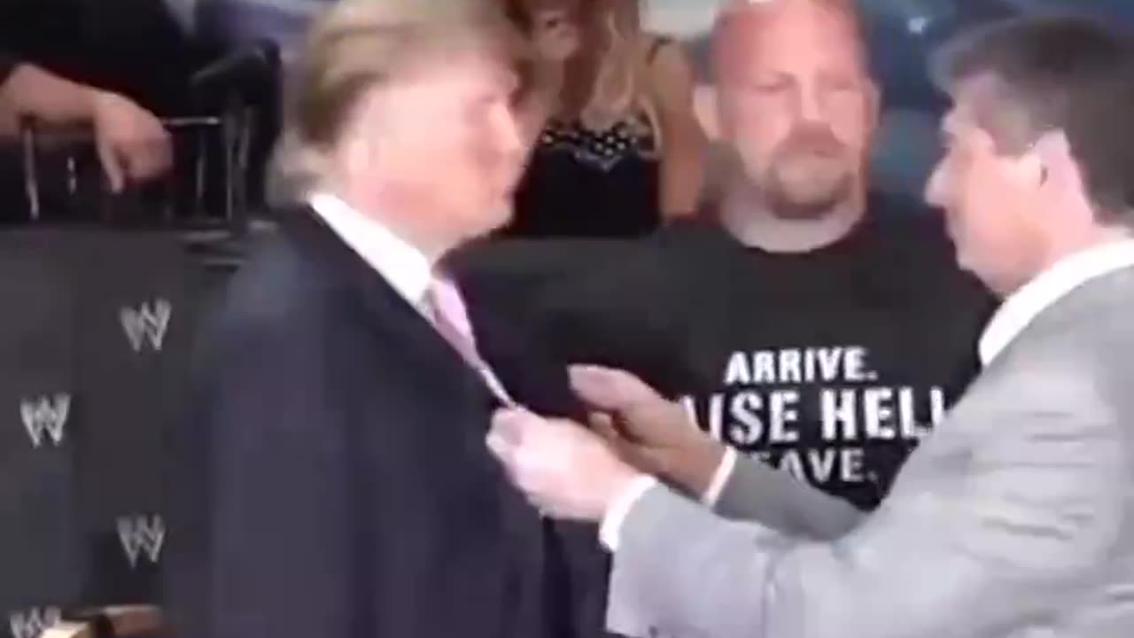 I'm old enough to remember Trump slapping Vince McMahon in the face, lmao.