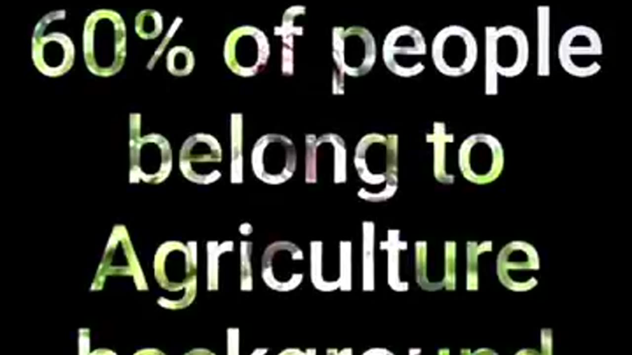 Agriculture is everything