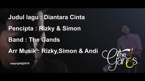 THE GANDS - DIANTARA CINTA ( OFFICIAL LYRIC VIDEO )