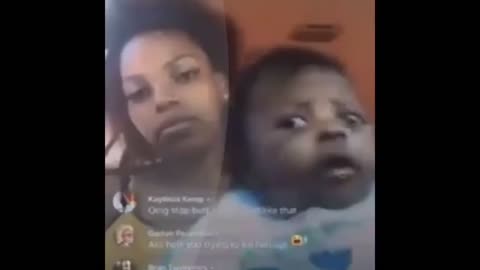 Black Woman calls her child ugly in an instagram live video.