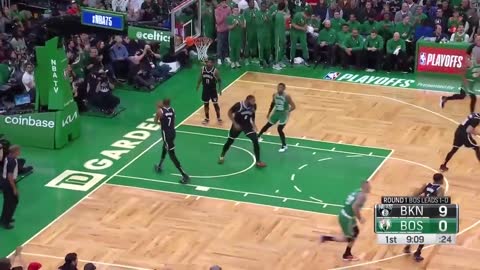 Brooklyn Nets vs Boston Celtics Playoffs 1st Qtr Highlights [4/20/2022]