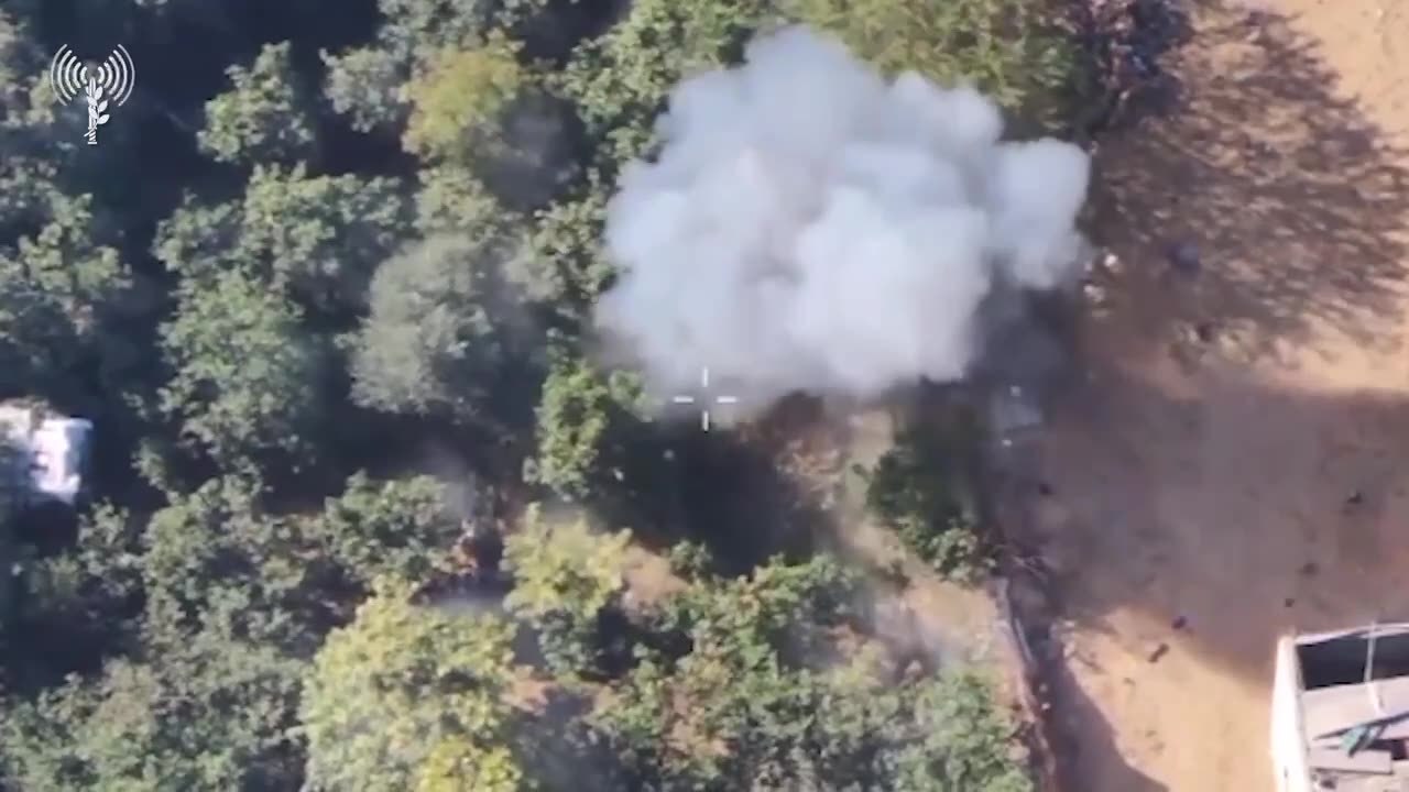 IDF air strikes target Hamas forces and their rocket launcher
