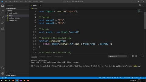 [CODING TUTORIAL] Generate Secure Product Keys: Node.js Mastery! 🚀 #AppSecurity #CodingTips