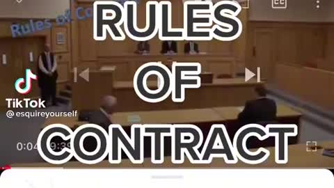 Rules of Contract