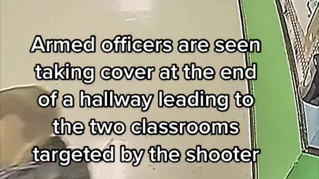 The gunman rushed into a school in the United States