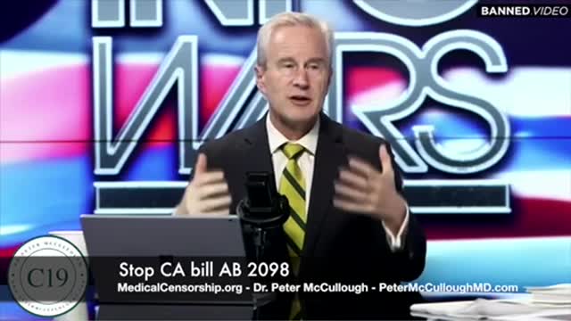 Dr McCullough on California AB 2098