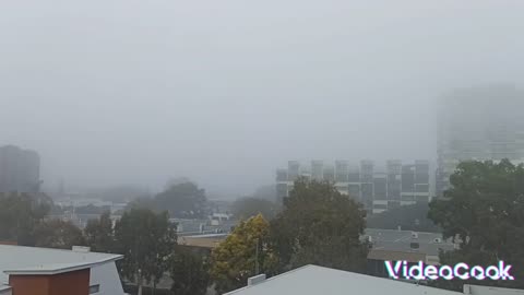 Fog .. today at brisbane...