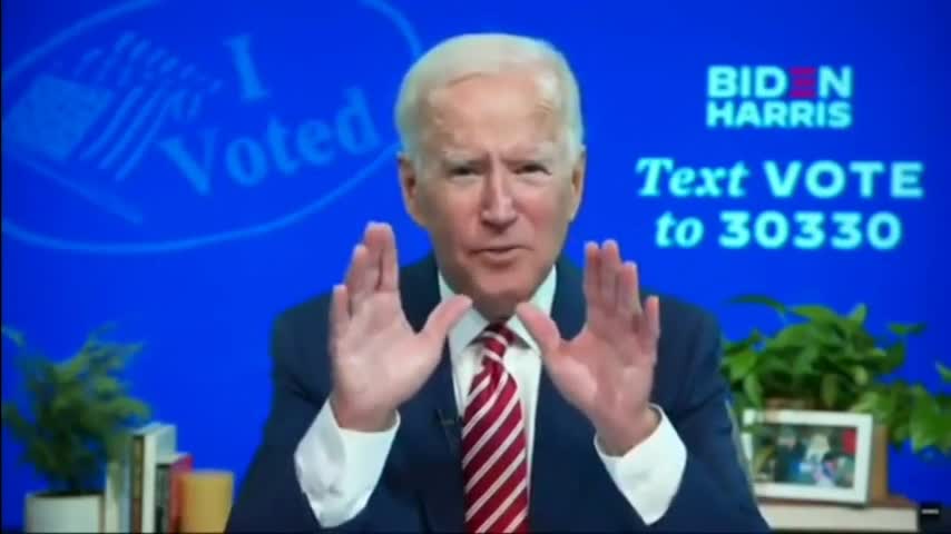 JOE BIDEN ADMITS HE IS BEHIND CORRUPT ELECTION