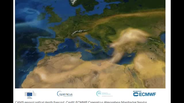 Clouds of Radioactive Dust From Sahara Hits Parts of France & Southern Europe!