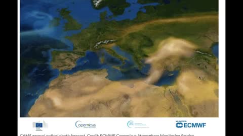 Clouds of Radioactive Dust From Sahara Hits Parts of France & Southern Europe!