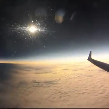 WATCH: This is what a total eclipse looks like from an airplane
