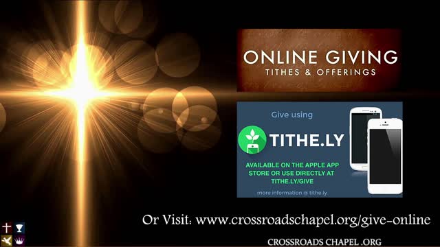 Guest Speaker Robert Otwell - September 25th 2022 - Crossroads Chapel Livestream