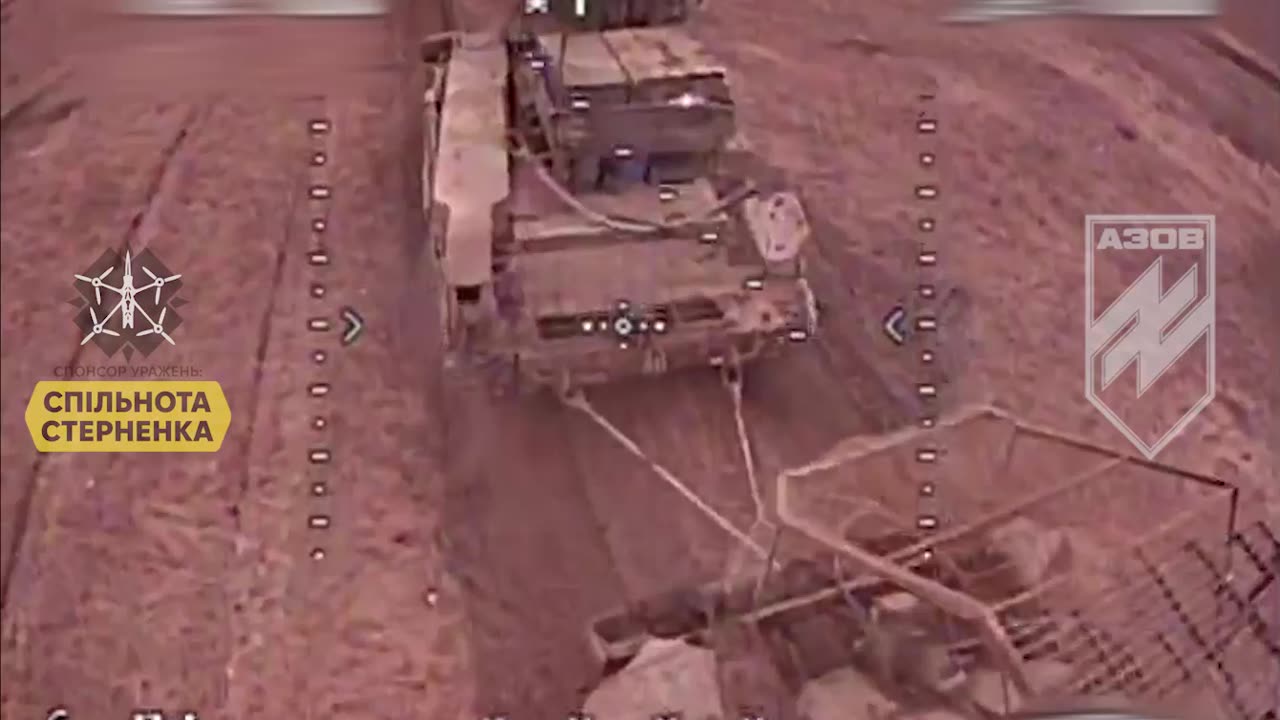 Russian Salvage Tanks Destroyed while Trying to Tow Away Damaged Ukrainian Tank