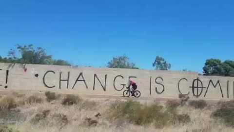 CA Trucker "Graffiti" WAKE UP ENOUGH IS ENOUGH