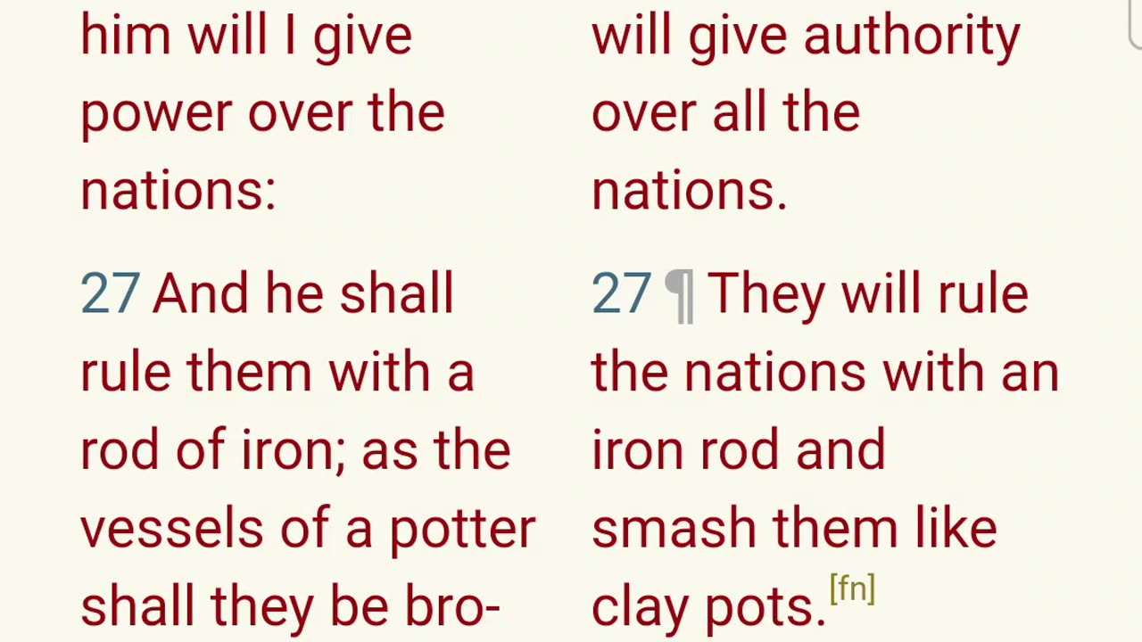 We Will Rule Over The Other Nations