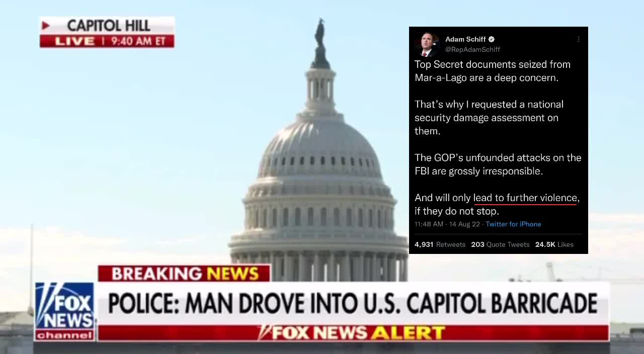 Man Drove into Capitol