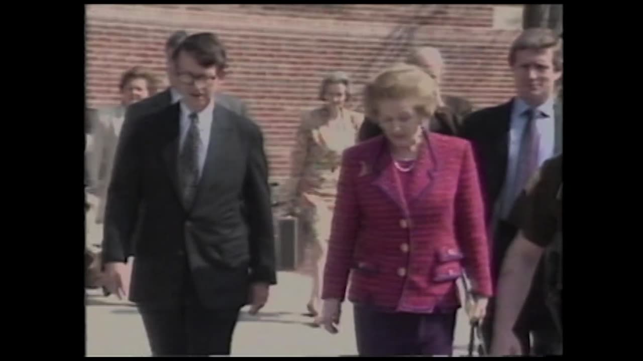 April 7, 1992 - WTHI Raw Footage of Margaret Thatcher at DePauw University