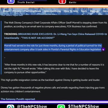 Disney Exec Quits After Just Three Months On The Job