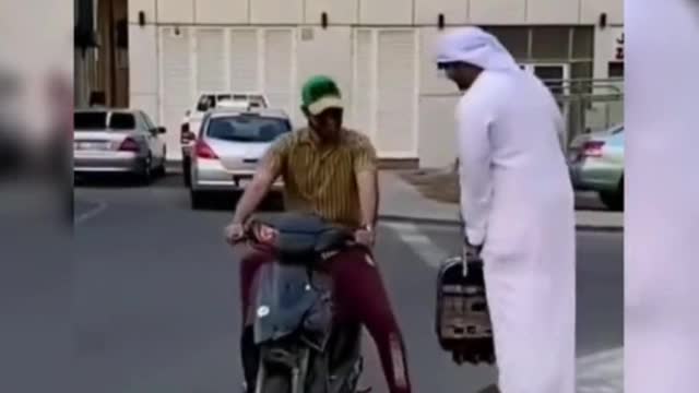 The driver is very careless
