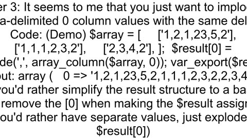 How to get the array of data in a single array