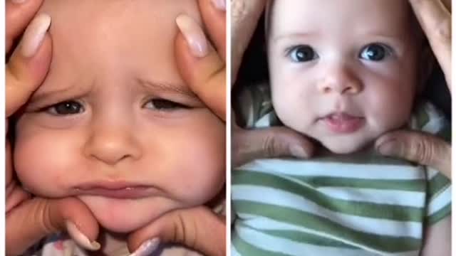 Cute baby's expression | MUST WATCH