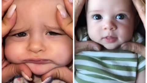 Cute baby's expression | MUST WATCH