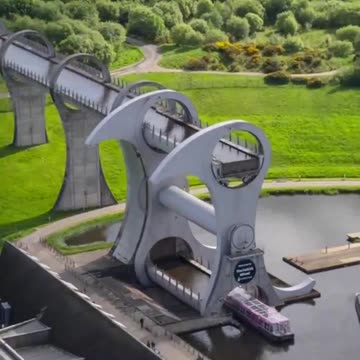 The Falkirk Wheel in Scotland