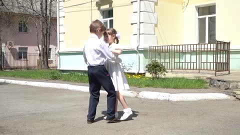 Beautiful and cute couple dance