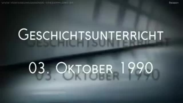 Geschichtsunterricht 03.10.1990