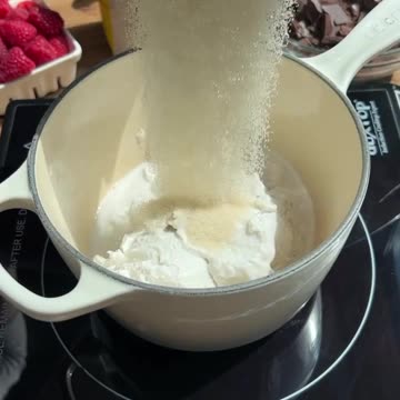 No Bake Chocolate Raspberry Tart