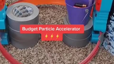 Hot Wheels + particle accelerator