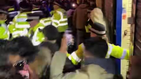 In Sadiq Khan's London Muslim immigrants storm British police who incredibly do