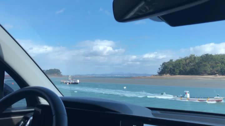 Beautiful and quiet beach in Korea