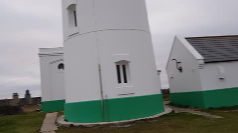 Lighthouse at Hurst castle.