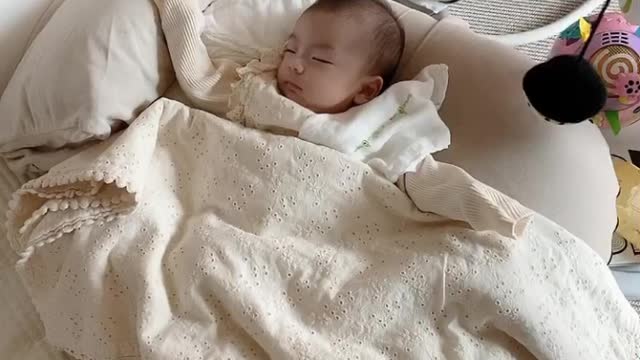 lovely baby, a sleeping baby