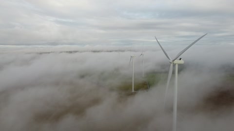 Windmill Landscape Energy Sky France Power