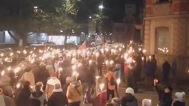 MASS PROTESTS against Swiss health pass in Zurich