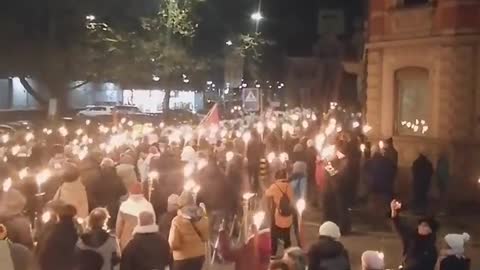 MASS PROTESTS against Swiss health pass in Zurich