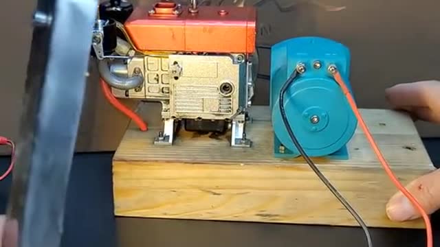 Single-cylinder engine in power generation