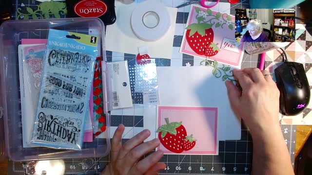 Strawberry Birthday card Tutorial