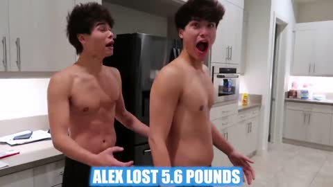 WHO'S GONNA LOSE THE MOST WEIGHT IN 24 HOURS?! (Twin vs Twin)