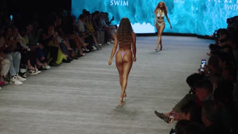 "Lizzy Acosta in SLOW MOTION | Miami Swim Week 2024 Highlights"