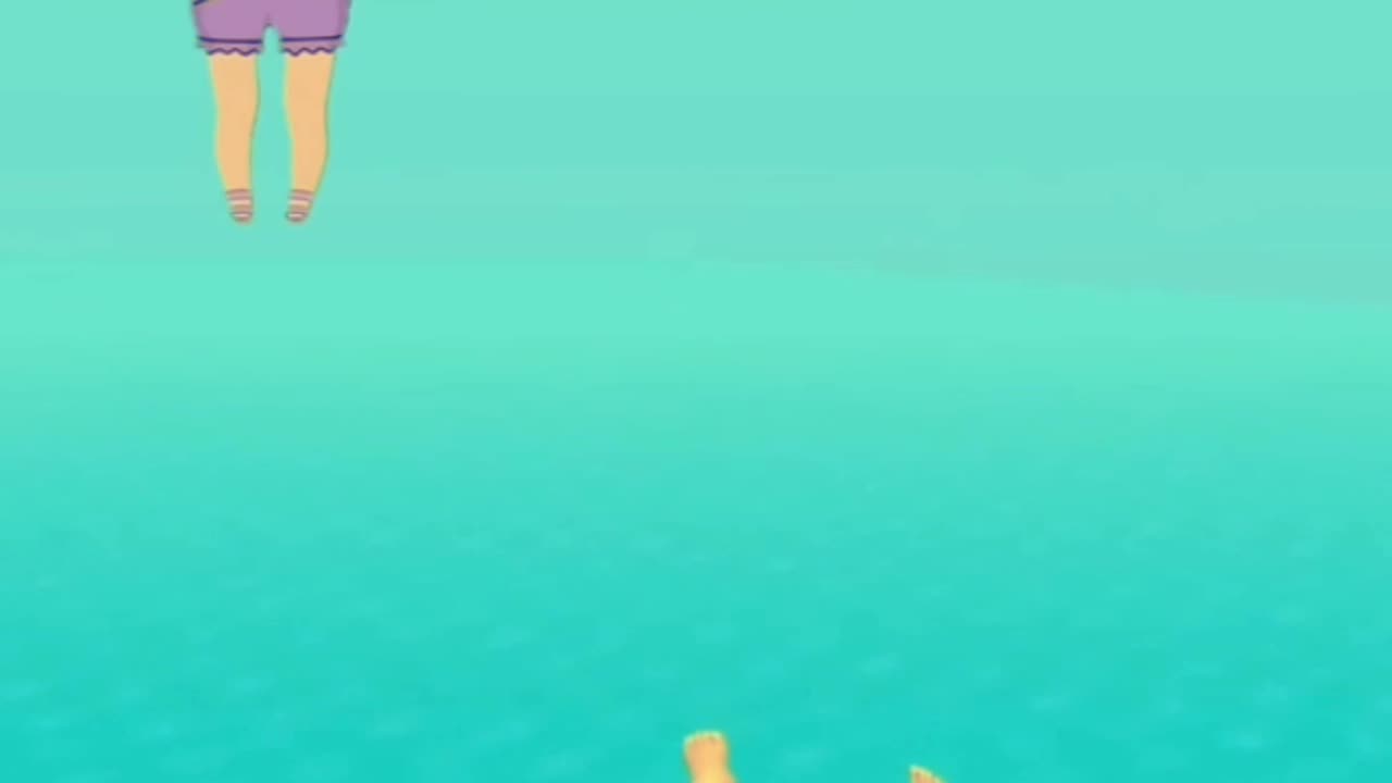Queezy girl jumping android play