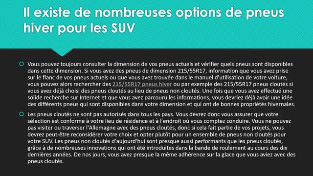 Utilisez des pneus hiver sur votre voiture pour éviter les accidents