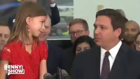 Governor Ron DeSantis gives Florida 2nd grader who was suspended 38 times the spotlight.