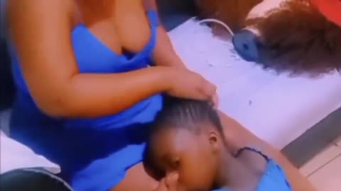 The kid smells something different..🤣