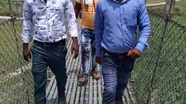 Hanging Bridge In Nepal