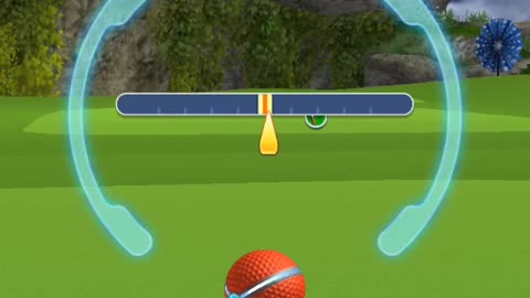 Golf Rival Tournament Shot par 4 double bounce hole in 1