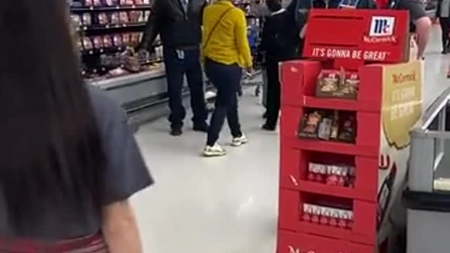 She Mopped The Floor With Her At Walmart