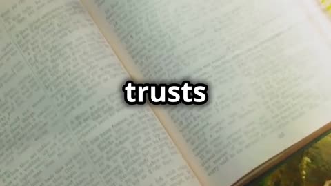 Trust in Yahuah